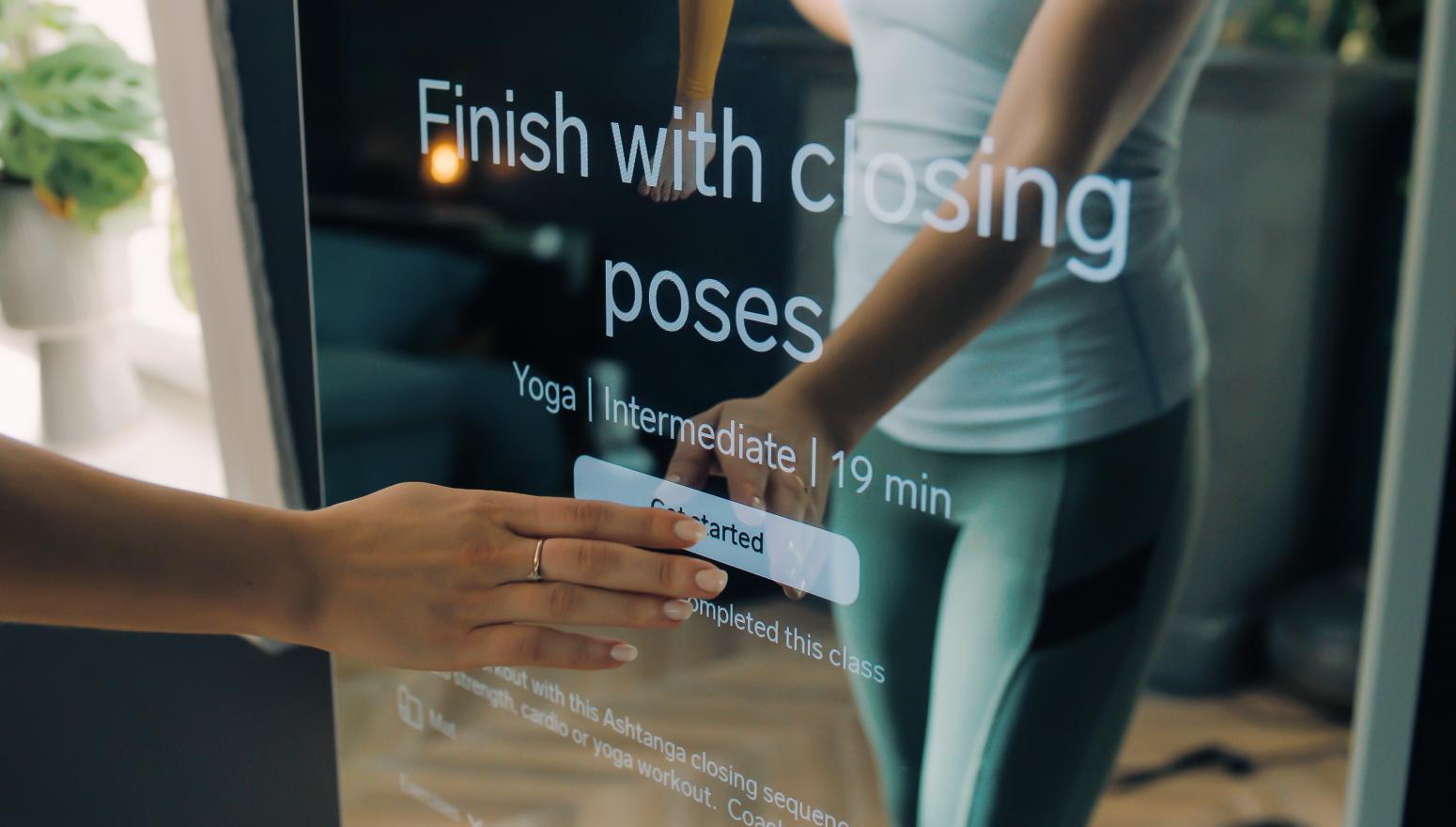 The interactive fitness mirror